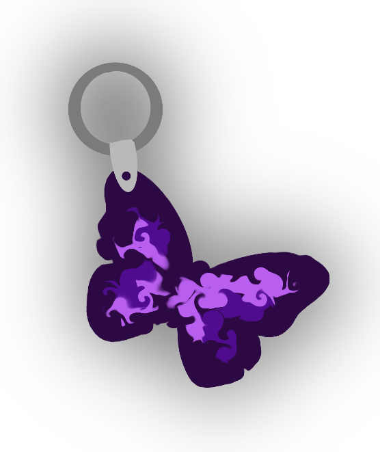 BUTTERFLY KEYCHAIN